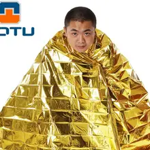 100 шт./партия, аварийное одеяло для улицы, спасательное одеяло, одеяло для первой помощи