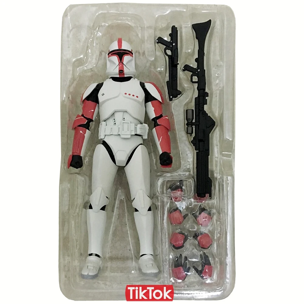 Звездные войны Клон Trooper Phase I II мультяшная игрушка фигурка Модель Кукла