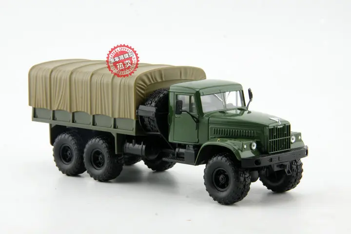 Модель 1:43 из сплава масштаб русский КАМАЗ для бездорожья военный грузовик литая