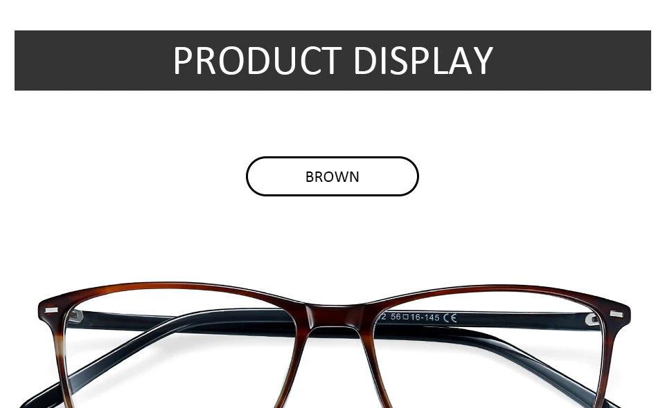 Optical Prescription Glasses Men Eyeglasses Hyperopia Myopia Prescription Lenses Acetate Glasses Anti-Blue-Ray (7)