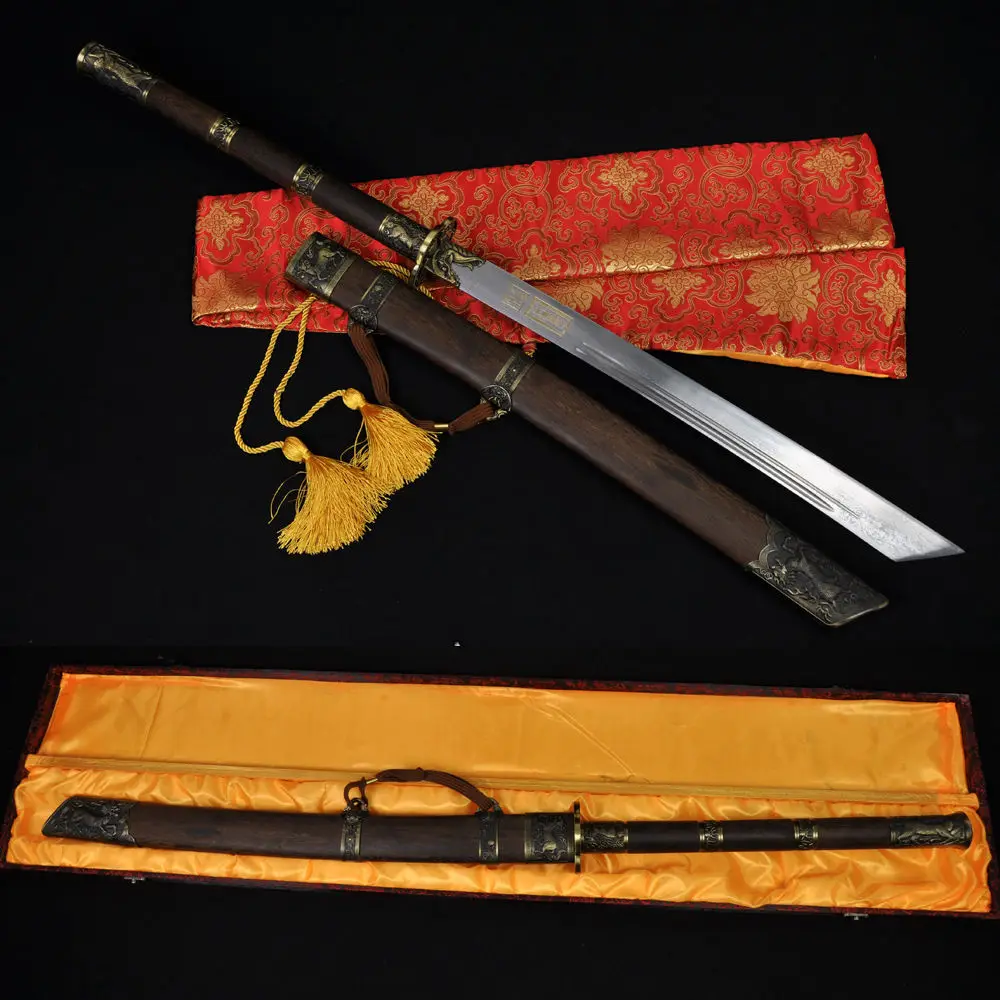 Buy Handmade Chinese Sword Qing Dao Damascus Steel