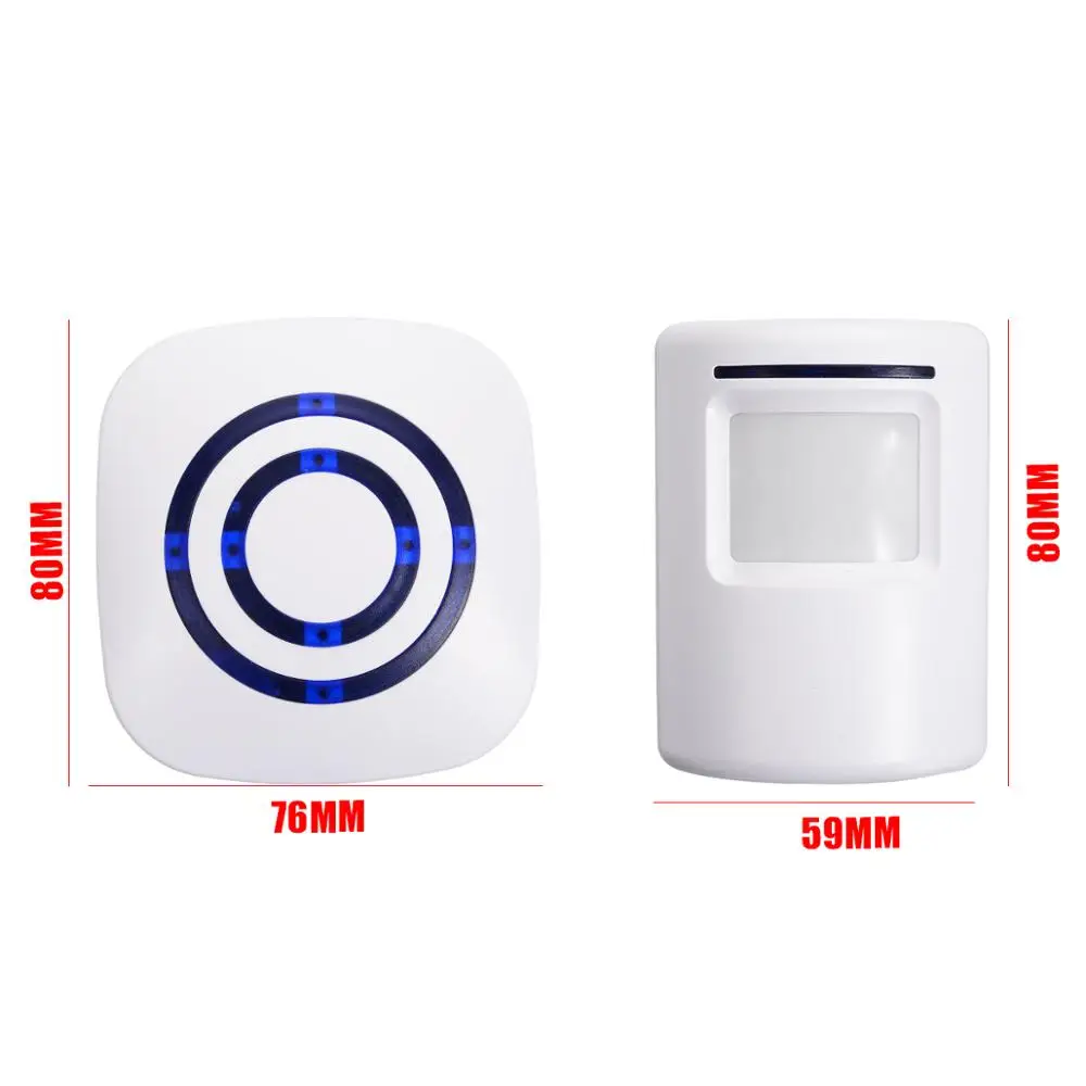 campainha sem fio 48 2 receptor 300 m 03