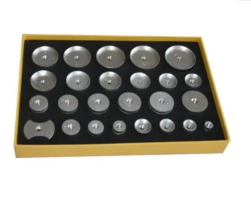 

Watchmaker tools New 25pcs Aluminum Watch Press Dies for Watch Case Closer
