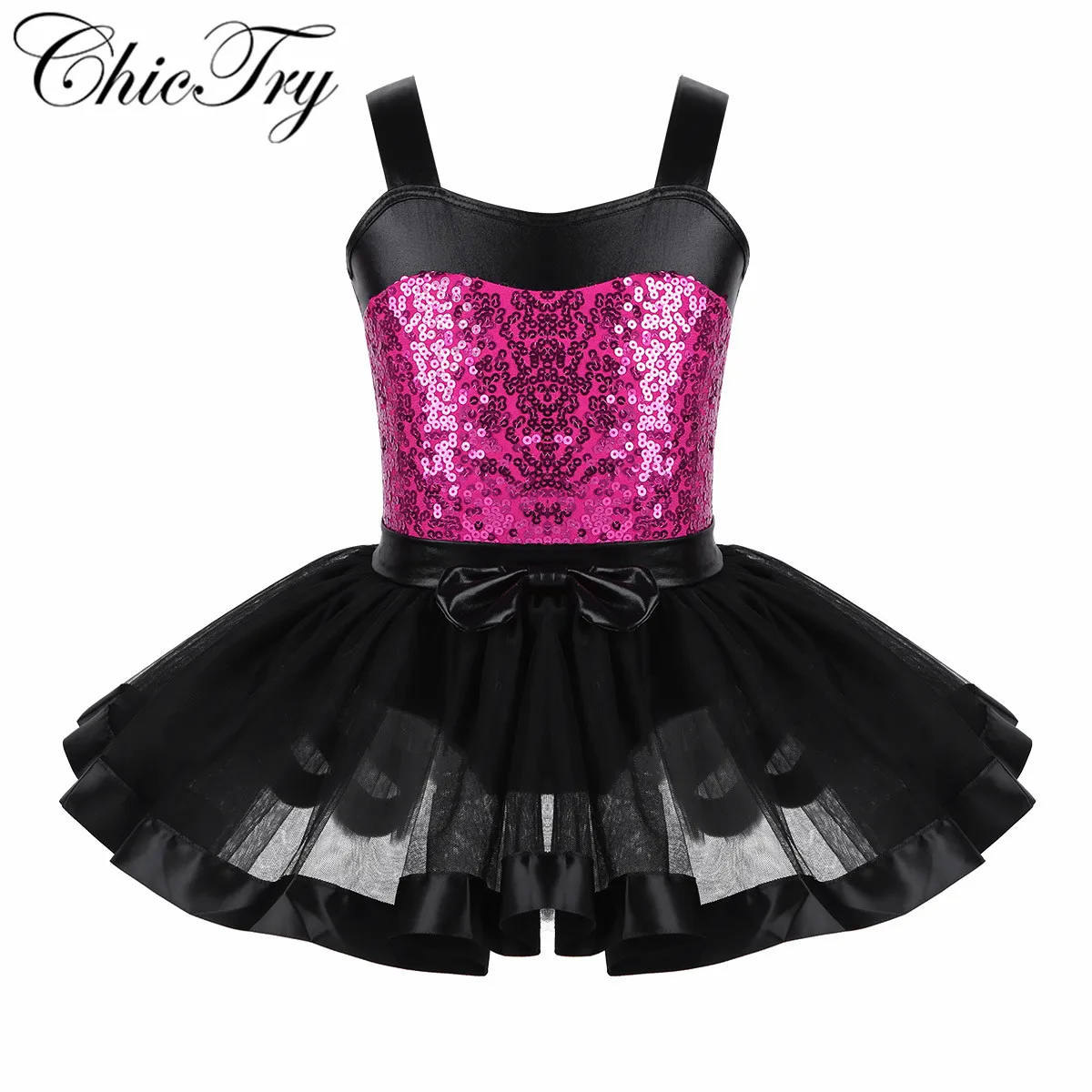 

Sequins Girls Ballet Dress For Children Girls Dance Clothing Kids Fancy Party Costumes Girls Gymnastics Tutu Dancewear Clothes