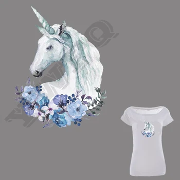 

Cool Unicorn Stickers Thermal Heat Transfer Badges Washable New Design Diy Accessory Clothing Deco Patches