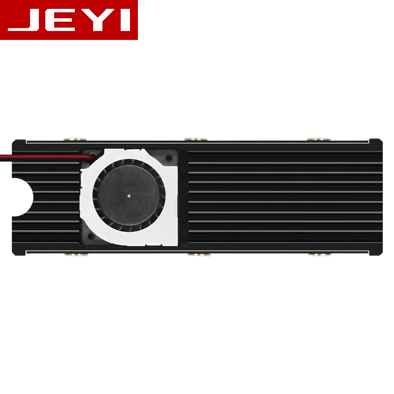 JEYI Cooling Warship Fan NVME NGFF M 2 Heatsink 2280 Ssd Aluminum Sheet Thermal Conductivity Silicon