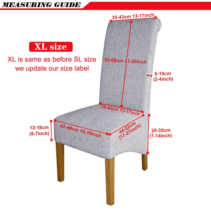Europe Style Xl Size Long Back Printed Chair Cover King Back High Big Size Chair Covers