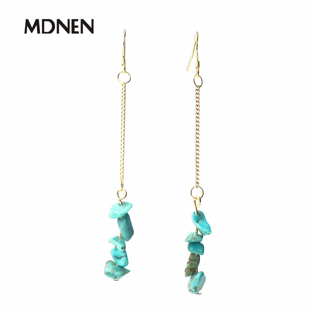 Dangle Earrings Broken Stone Green Purple Pink Irregular Fashion Drop For Women Gift Girl | Украшения и аксессуары