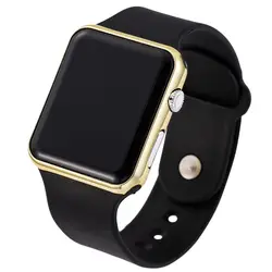 Бренд силиконовые спортивный светодиодный цифровой кварцевые часы Для мужчин Для женщин Военный Мода Наручные часы Relogio masculino feminino