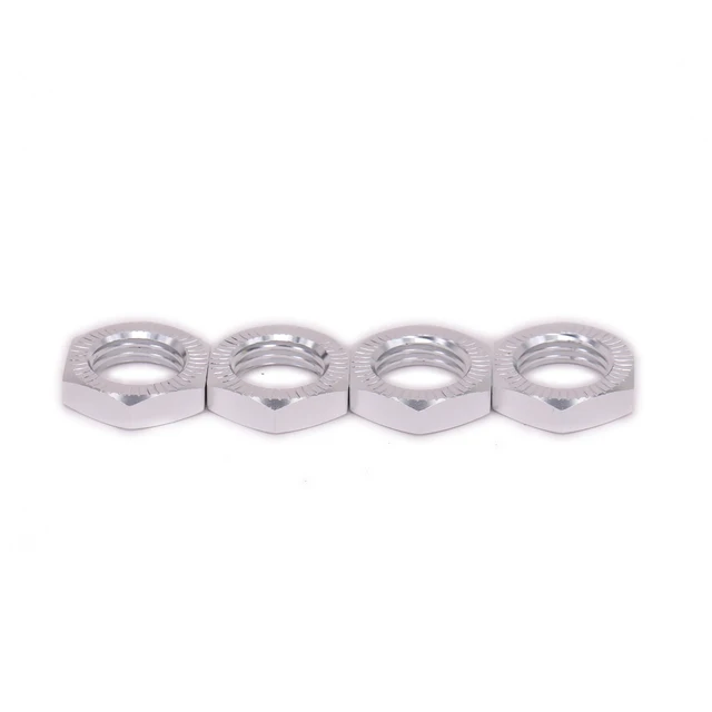 Special Offers 4PCS M17 17mm Wheel Hex Adapter Nut Thread Pitch 1.25mm For Some Rc Hobby Model Car Hobao N10219 Wheel Nut 1/8 RCAWD Aluminum