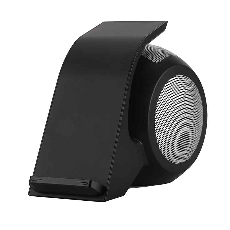 Wireless Charger Bluetooth Speaker 9V 3A Wireless Fast Charge For Iphone X 8 Plus NFC Contact Charging For Samsung Alarm Colck  (8)