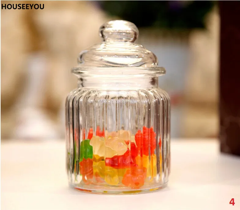 230 мл мини из прозрачного стекла Jar маленькие стеклянные банки и крышки