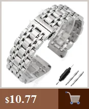 Металлические часы, браслеты для мужчин, высокое качество, нержавеющая сталь, 18 мм, 20 мм, 21 мм, 22 мм, 23 мм, 24 мм, Ремешки для наручных часов, модные женские ремешки для часов