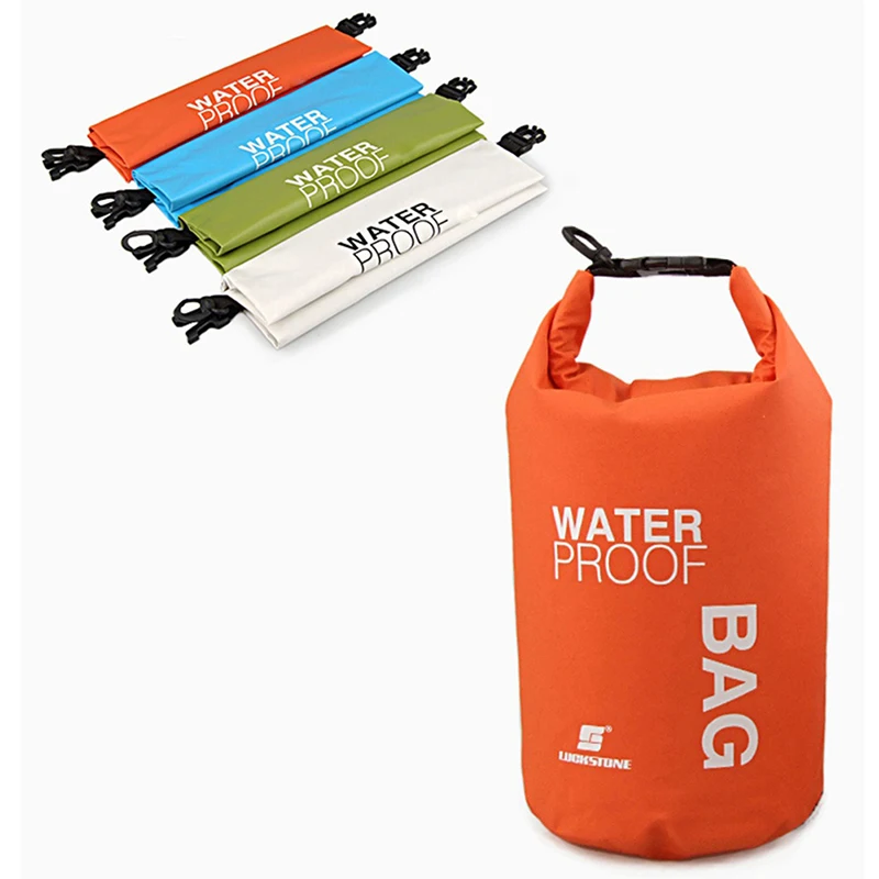 

2L Camping hiking PVC waterbag waterproof bag Camping Dry Bags Outdoor Traveling Ultralight Rafting Bag waterproof box