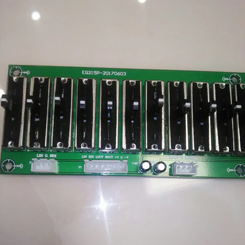 Плата эквалайзера Sstage tereo EQ 15 полос 2 канала усилитель тона регулируемая передняя