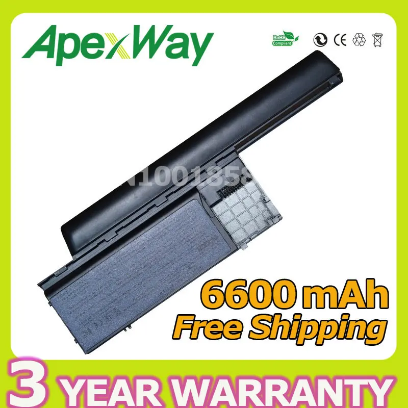 

Apexway 6600mAh 11.1v Laptop Battery for Dell Precision M2300 for atitude D620 ATG D630 D631 D630c KD489 RD300 312-0384 JD775