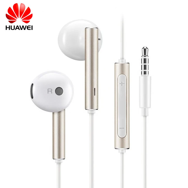 Original Huawei AM116(Metal Version) Wired Half In Ear Earphone 3 Keys Controllerin Phone