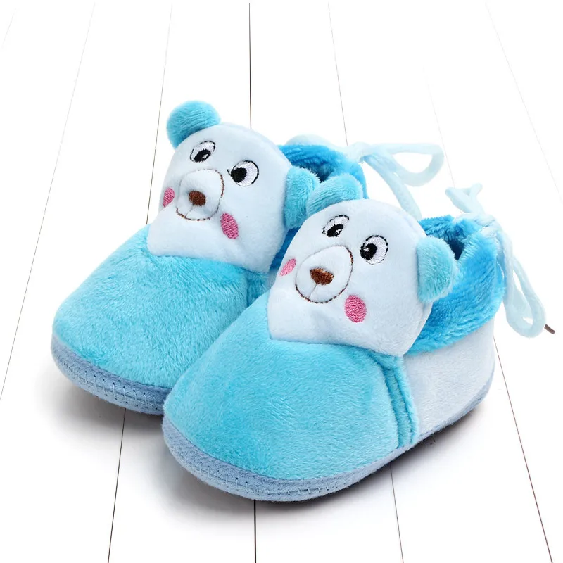 Indoor First Walkers Baby Shoes Cotton Anti-slip Booties Winter Wammer Baby Girl Boy Shoes Newborn Slippers Footwear Booties (5)