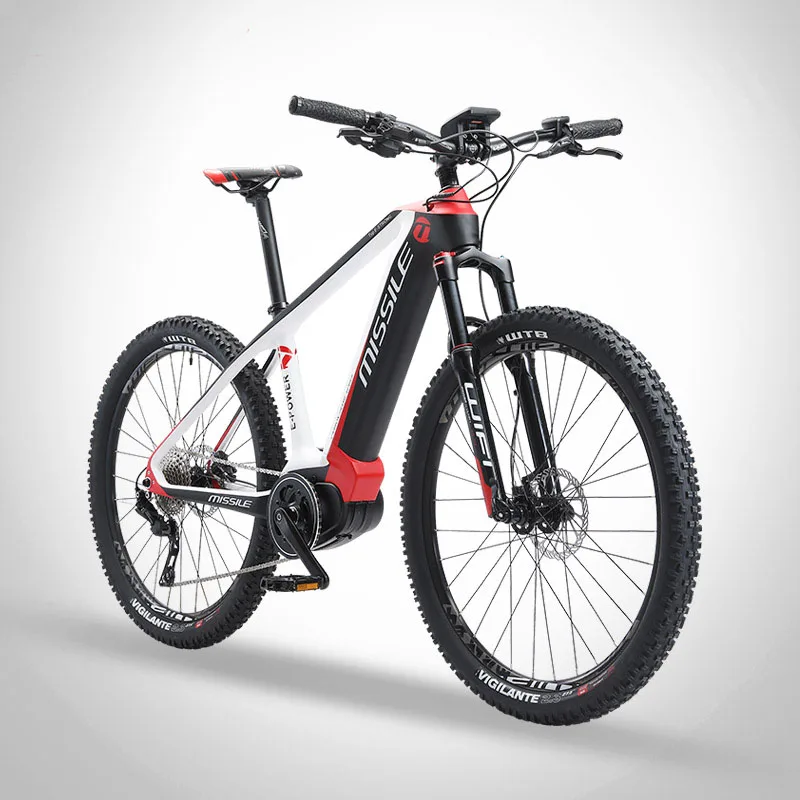 Cheap 27.5 inch carbon fiber e-bike mid-motor carbon fiber electric booster mountain bike hidden lithium battery electric bicycle 3