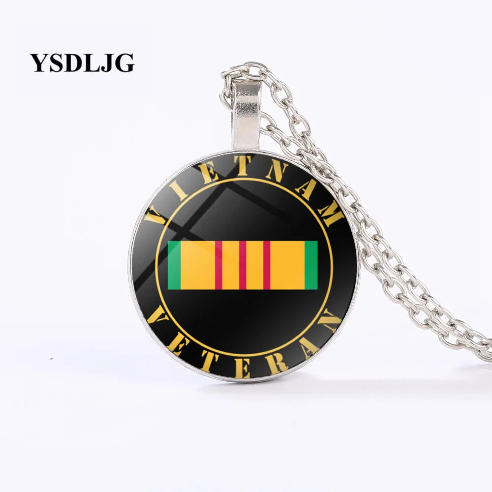 YSDLJG vietnam Veteran ожерелье-агент оранжевый Pow Миа-США армия ветераны военный заявление