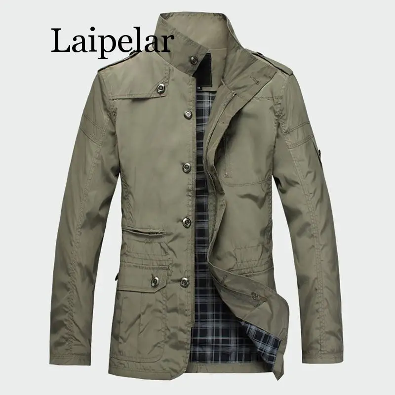 Laipelar Fashion Thin Men's Jackets Hot Sell Casual Wear Korean Comfort Windbreaker Autumn Overcoat Necessary Spring Men Coat