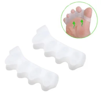 1 Pair Hallux Valgu Toe Thumb Correction Orthopedic Braces Toe Separators Straightener Correction Night Foot Care Corrector 1 Pair Hallux Valgu Toe Thumb Correction Orthopedic Braces Toe Separators Straightener Correction Night Foot Care Corrector