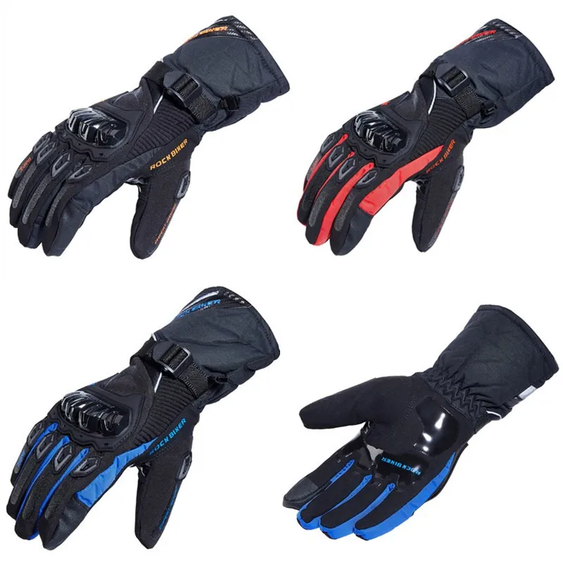 Мотоциклетный гоночный перчатки с подогревом guantes moto cicleta gant moto rbike luva moto ciclista водонепроницаемый Сенсорный экран Зима