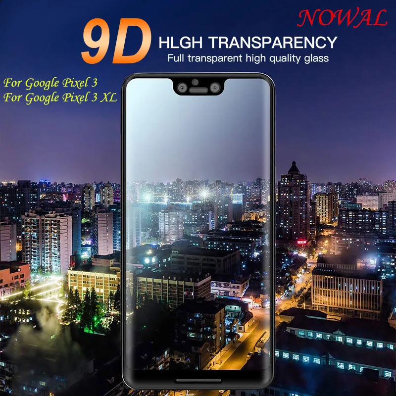 Модный 9D 9H полноразмерный защитный чехол для экрана Google Pixel 3XL закаленное стекло