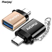 Адаптер USB type C на USB 3,0 адаптер Thunderbolt 3 type-C адаптер OTG кабель для Macbook pro Air samsung S10 S9 USB OTG