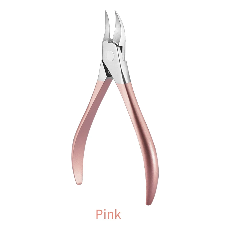 Высокое качество, кусачки для ногтей и ногтей, кусачки для кутикулы, кусачки для ногтей, кусачки, ножницы, инструменты для маникюра SF16 - Цвет: Pink