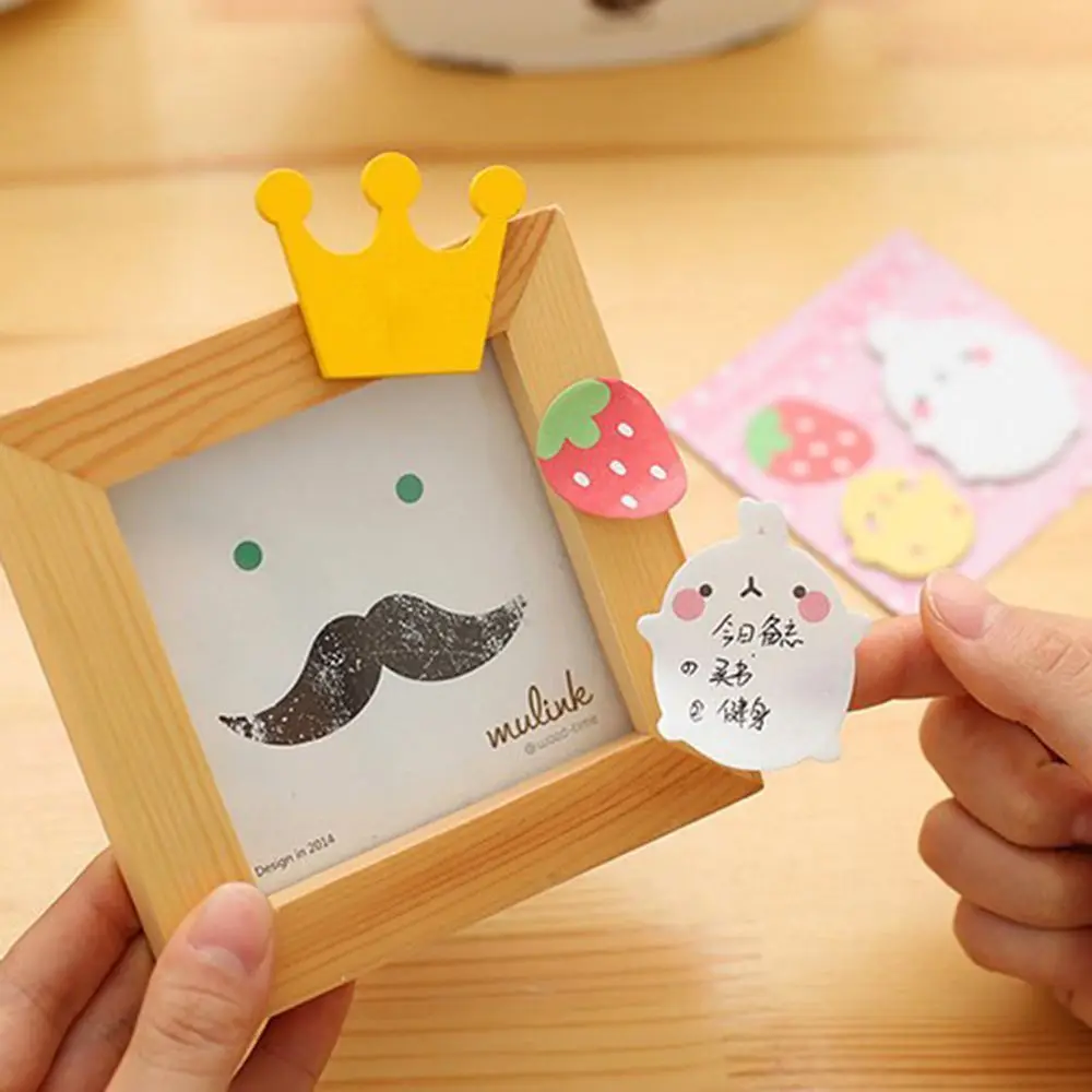 Милые животные Kawaii Кролик цветок Friut Sticky memo pad Sticky Notes Закладка школьные канцелярские принадлежности Papeleria