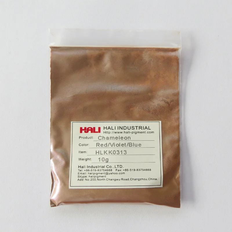 10G HLKK0313 Shine Hali Chameleon Powder Chameleon Pigment Gorgeous Chrome Nail Powder Mirror Nails Art Decorations