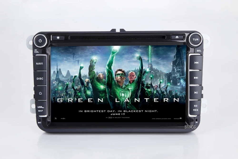 Clearance BYNCG 2 Din Car Multimedia Player Android 8.1 Auto Radio For Skoda/Seat/Volkswagen/Passat b7/POLO/GOLF 5 6 DVD GPS 4 Cores 1