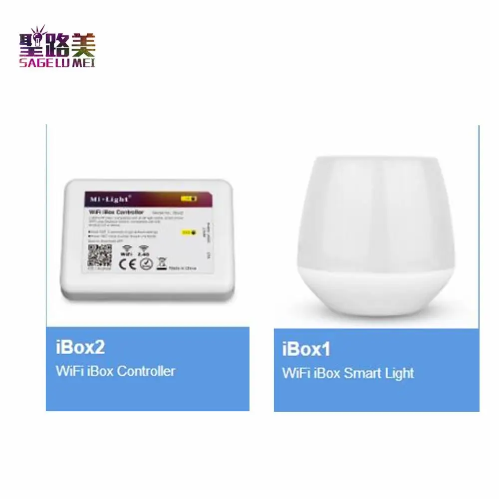 

Mi Light iBox1 iBox2 LED WIFI Controller Smart 2.4G Wireless WiFi rgb Controller For Mi Light RGBW WW LED Bulb Strip Light Lamp