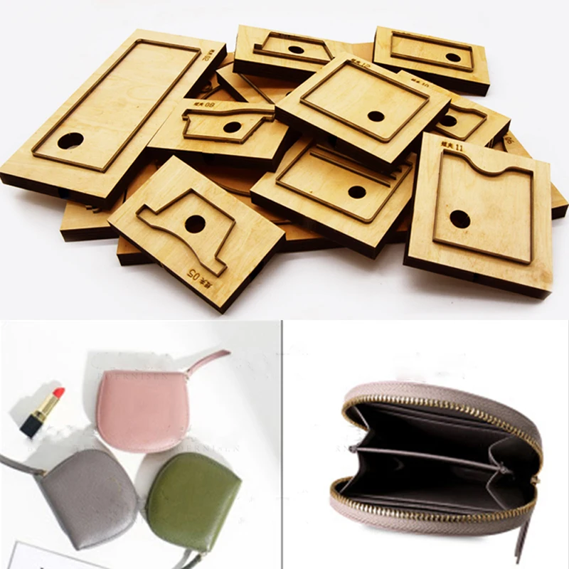 $70.44 DIY leather craft 115x100x20 women round wallet coin bag die cutter knife mould hand machine punch tool pattern