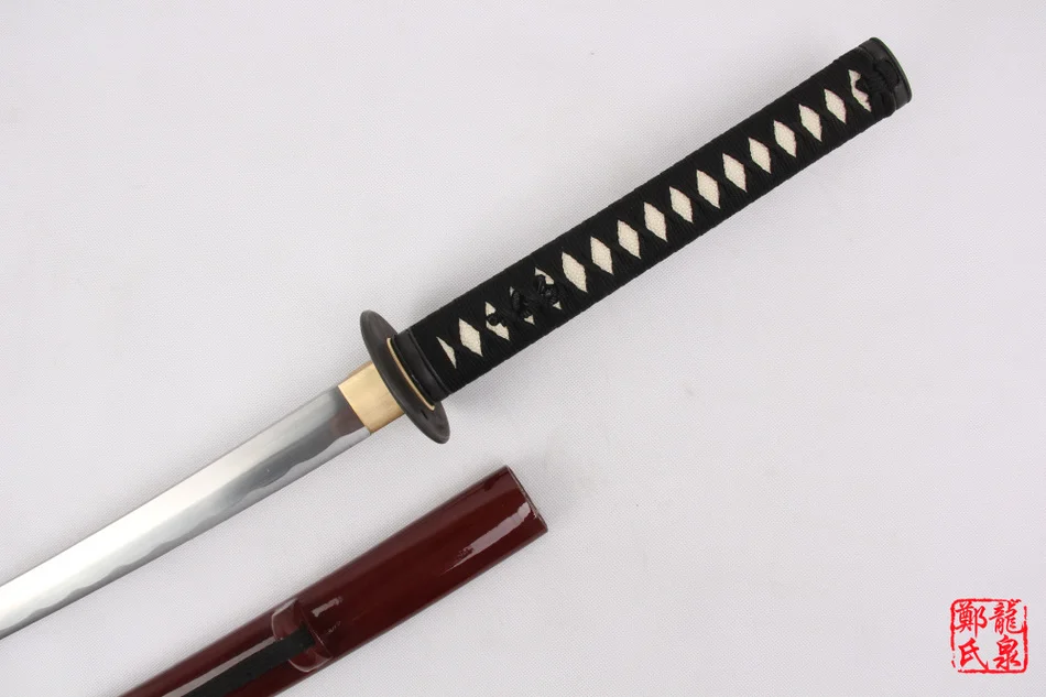Для 47 Ronin Asano Clan ручной Кованый самурайский меч настоящий Катана реквизит для