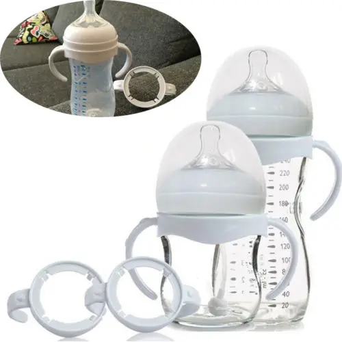 Bottle Grip Handle for Avent Natural Wide Mouth PP Glass Baby Feeding Bottle Grip Cases Feeding Accessory