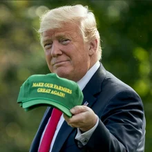 Дональд Трамп Америка Регулируемый головной убор Baseballcap сделать наши фермеры большой снова шляпа один размер хлопок нейлон застежка лента