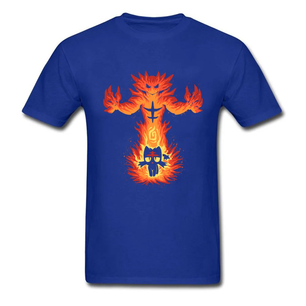 inner fire cat 11142 Casual Tees Short Sleeve for Men Pure Cotton Summer Fall Crew Neck T-Shirt Summer Tee-Shirt New Design inner fire cat 11142 blue