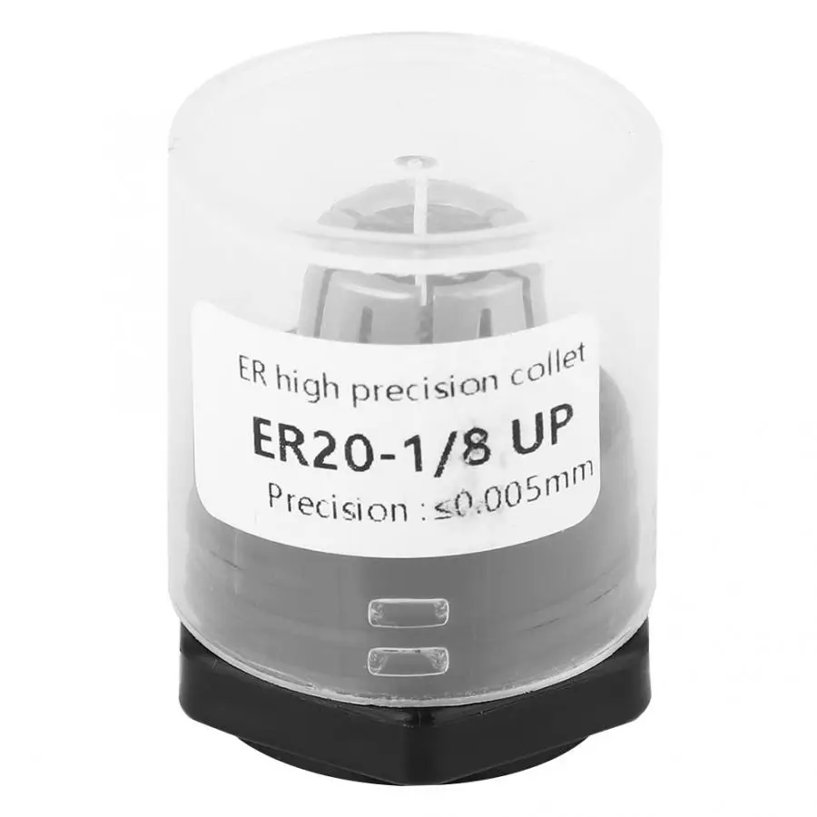 

ER20-1/8UP Collet Block Chuck Collet Holder for CNC Lathe Engraving Machine High Precision SUJ2 for Milling Boring Drilling