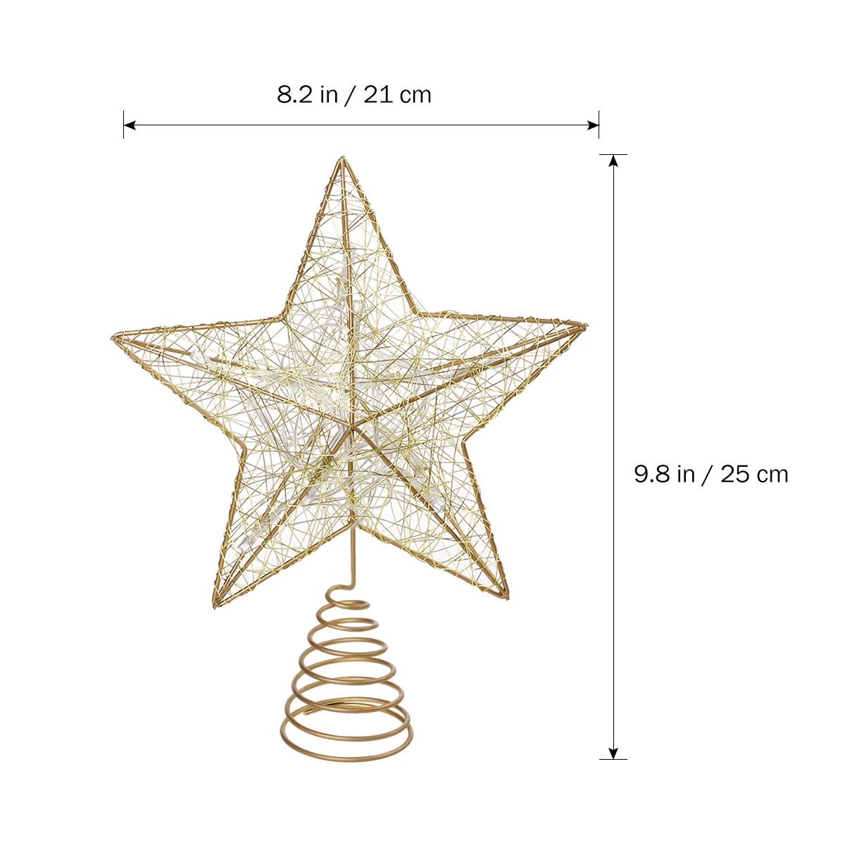 Рождественская елка NICEXMAS светодиодный топ с изображением звездного дерева на