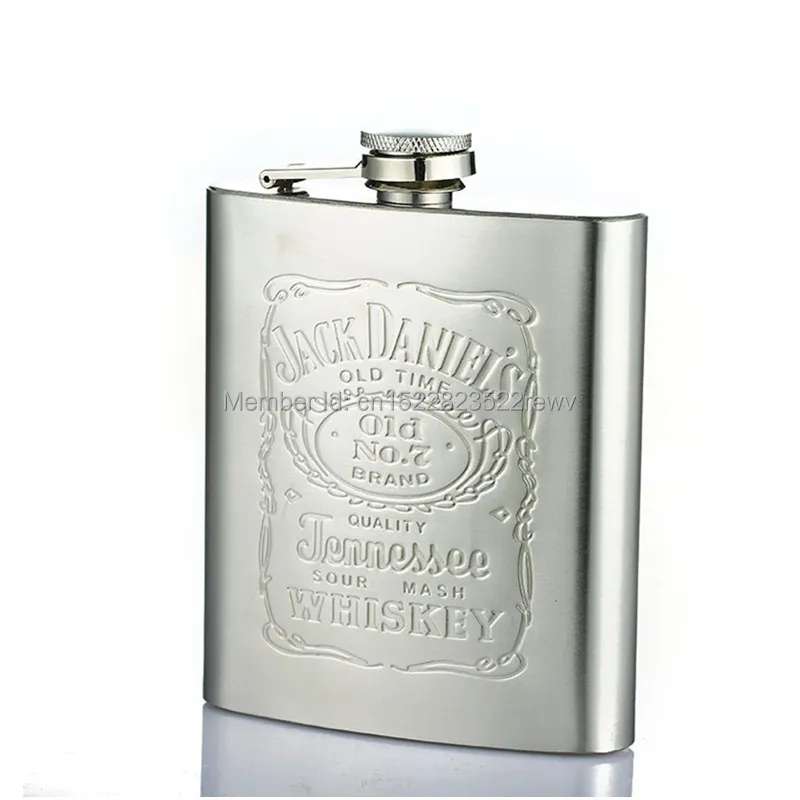 

7oz Hip Flask With Funnel Portable Stainless Steel Hip Flask Set Flagon Flasks Wine Beer Whiskey Bottle