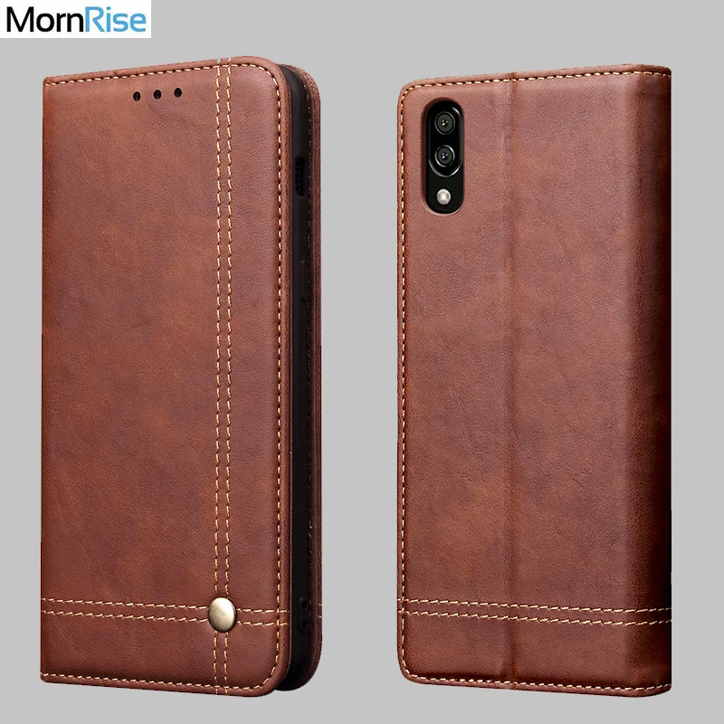 

New Vintage Leather Flip Cover For Sony Xperia L3 Wallet Luxury Card Stand Magnet Book Cover Casual Phone Case Fundas