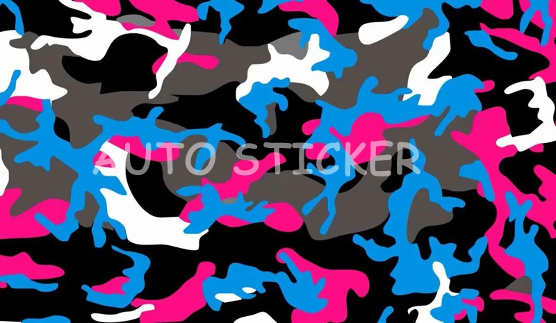 colorful snow camo vinyl car wraps 22