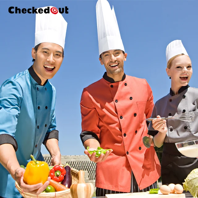 Baru Dijual Panas Hotel Dapur Seragam Lengan Panjang Kerja Chef Baru Dijual Panas Hotel Dapur Seragam Lengan Panjang Kerja Chef Rompi Pria Wanita