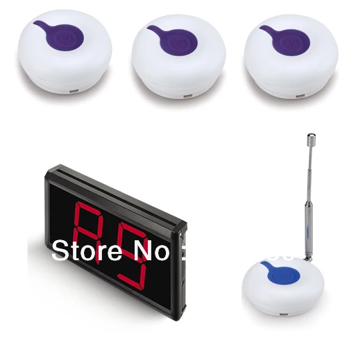 

Wireless Pager System for Restaurant Equipment 1display 20buttons new design wireless waiter call