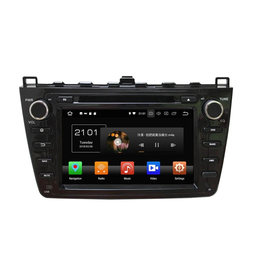 KLYDE 8 ядер "2 Din Android 0 Автомобильный мультимедийный плеер для MAZDA 6 2008 2012