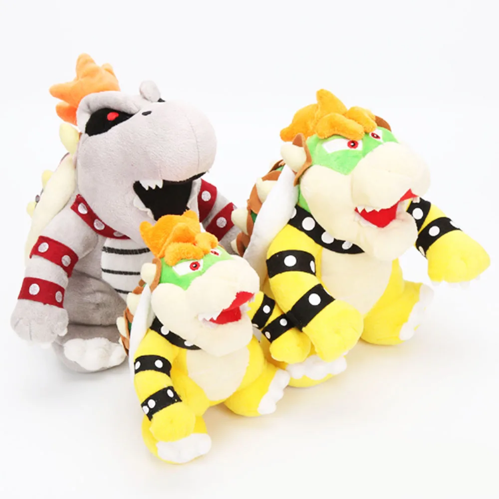 17-24 см Марио 3D Land Bone Kuba Dragon Dark Bowser плюшевая игрушка подушка Мультяшные плюшевые