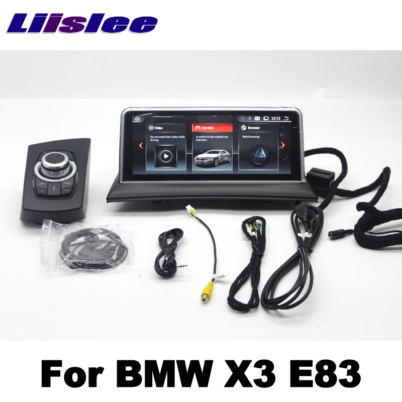 LiisLee 10,2" Android для BMW X3 E83 2003~ 2010 CCC-EVO ID6 Автомобильный мультимедийный gps аудио Радио стерео стиль навигация NAVI