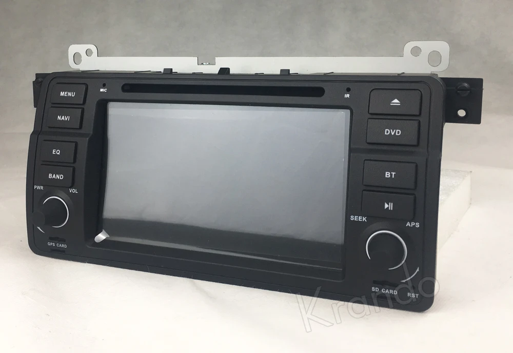 Discount Krando Android 8.1 car radio gps dvd player android navigation multimedia for bmw e46 m3 rover 75 ZT MG 1998-2005 WIFI 3G DAB+ 17